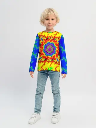 Детский лонгслив / АБСТРАКТНЫЕ РАЗРЫВЫ