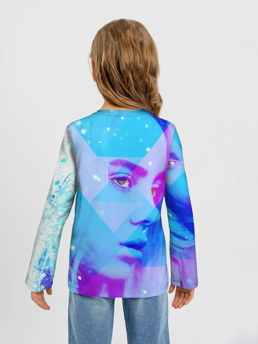 Детский лонгслив / Billie Blue Star