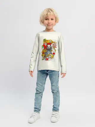 Детский лонгслив / Пират