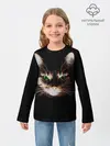 Детский лонгслив / Зеленоглазый кот