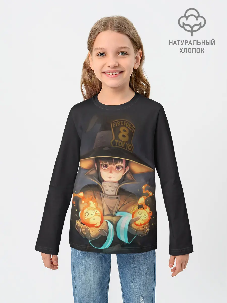 Детский лонгслив / enenno shouboutai Fire Force