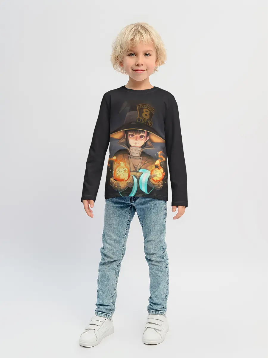 Детский лонгслив / enenno shouboutai Fire Force