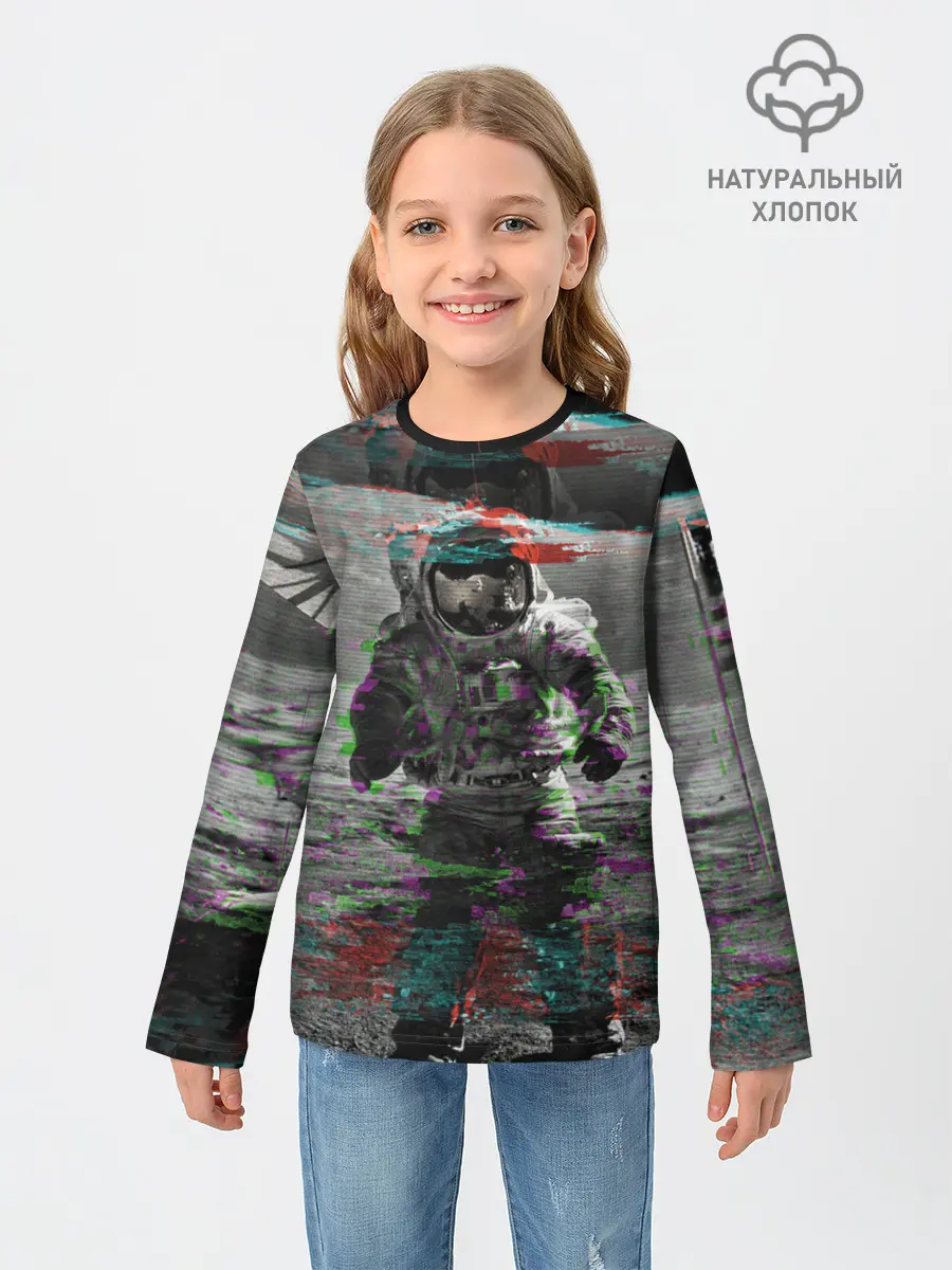 Детский лонгслив / Космонавт