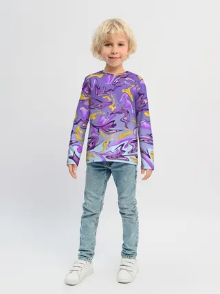 Детский лонгслив / Абстракция