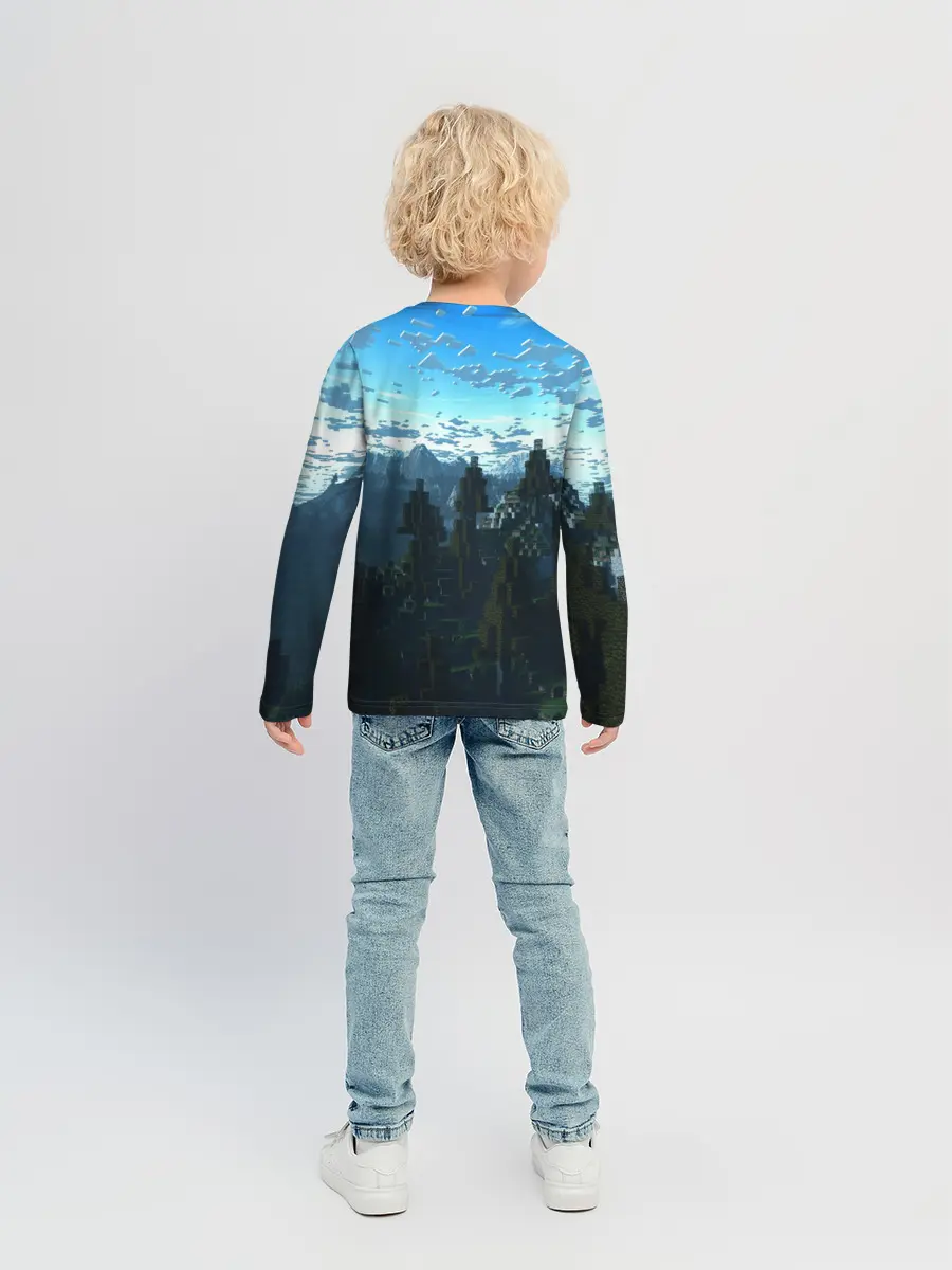 Детский лонгслив / Minecraft / Майнкрафт