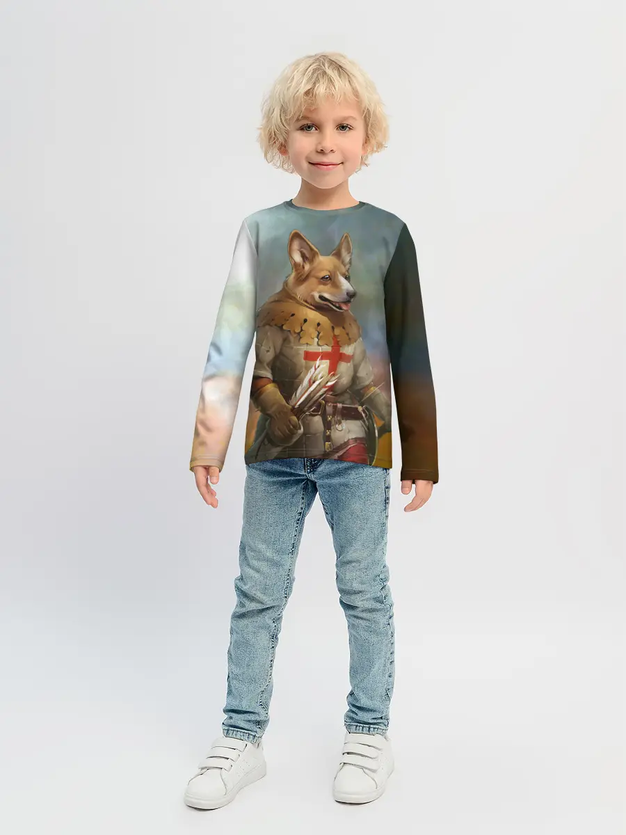 Детский лонгслив / КОРГИ ЛУЧНИК