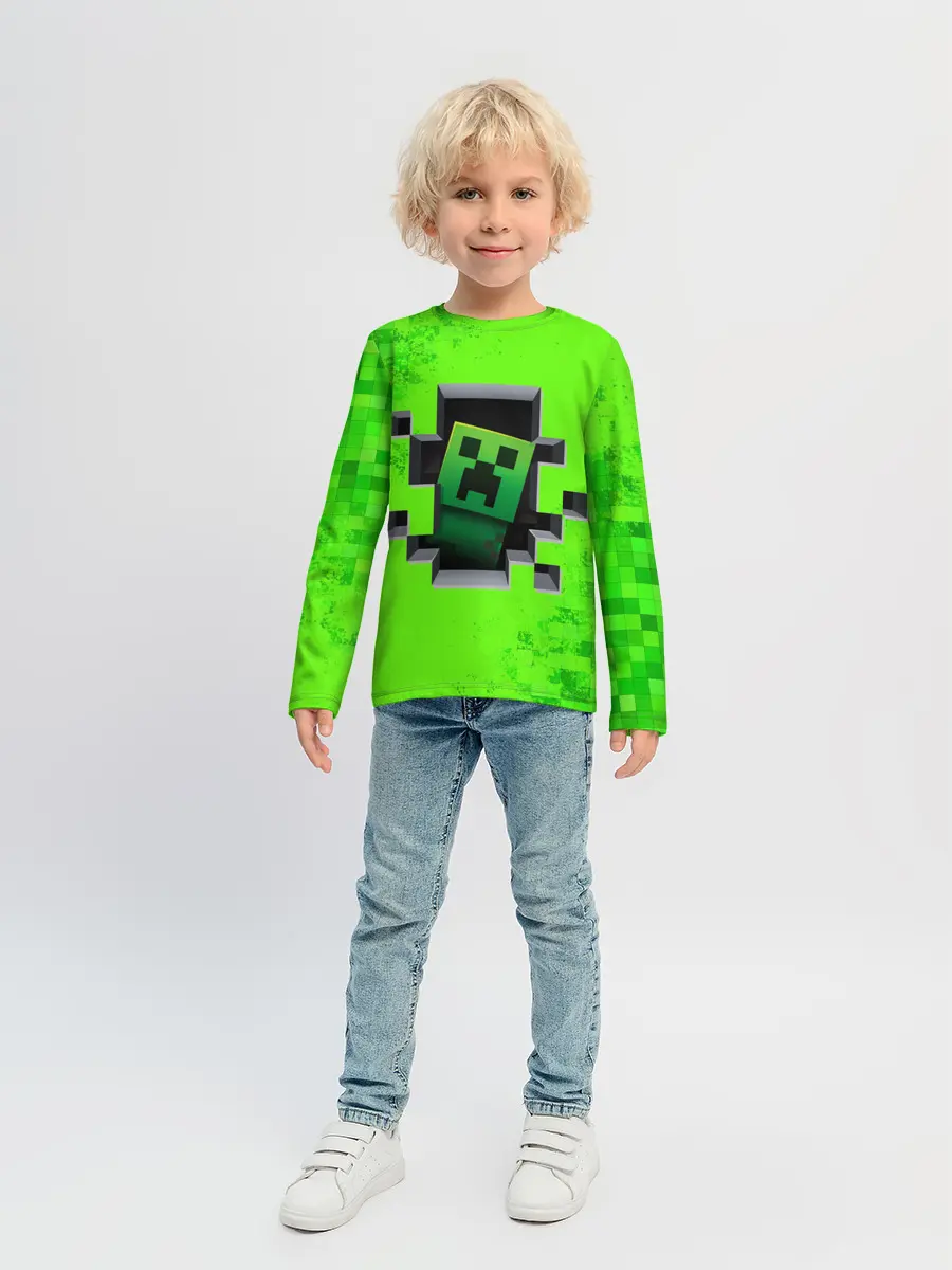 Детский лонгслив / MINECRAFT