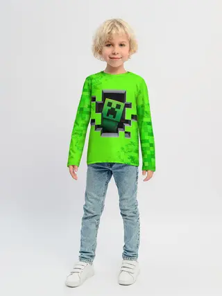 Детский лонгслив / MINECRAFT