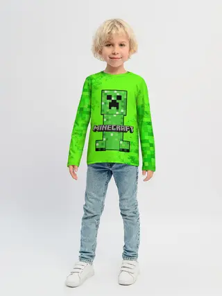 Детский лонгслив / MINECRAFT