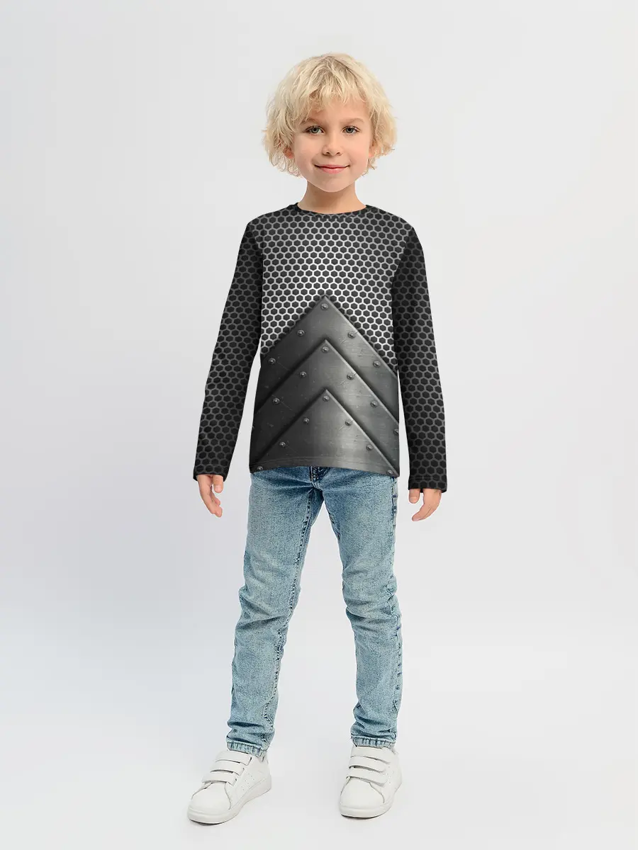 Детский лонгслив / Броня металлическая