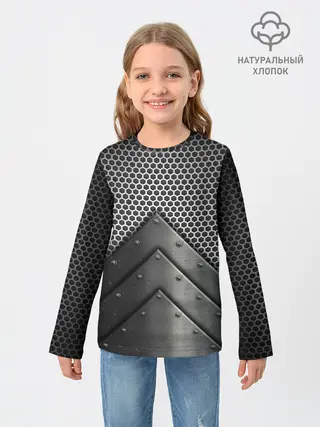 Детский лонгслив / Броня металлическая
