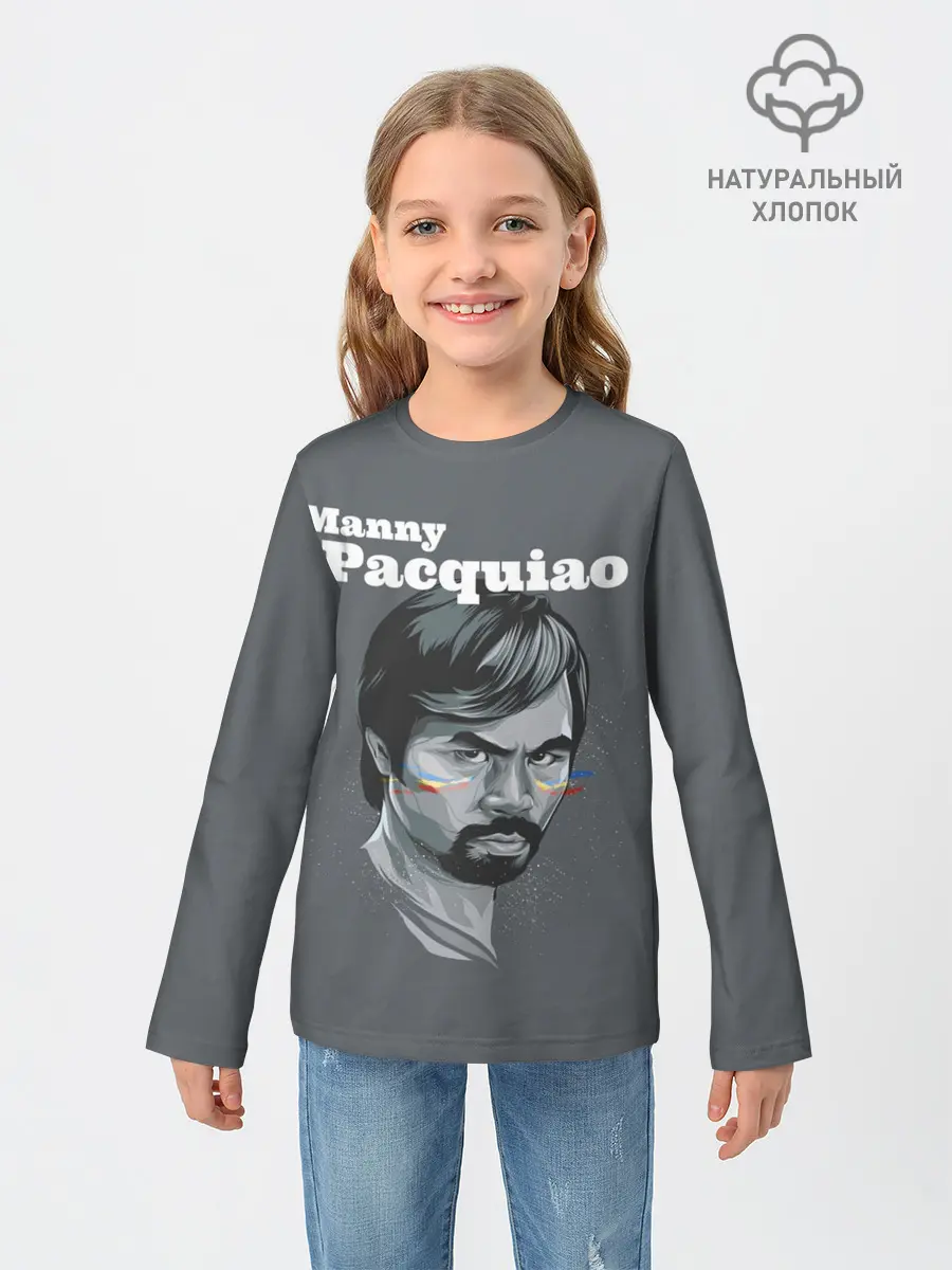 Детский лонгслив / Manny Pacquiao