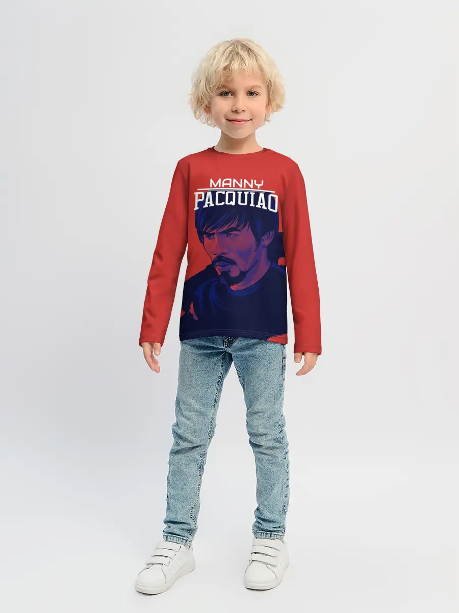 Детский лонгслив / Manny Pacquiao