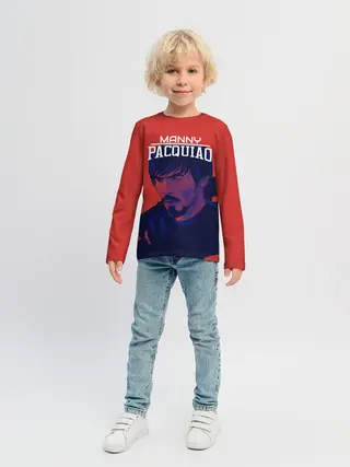 Детский лонгслив / Manny Pacquiao