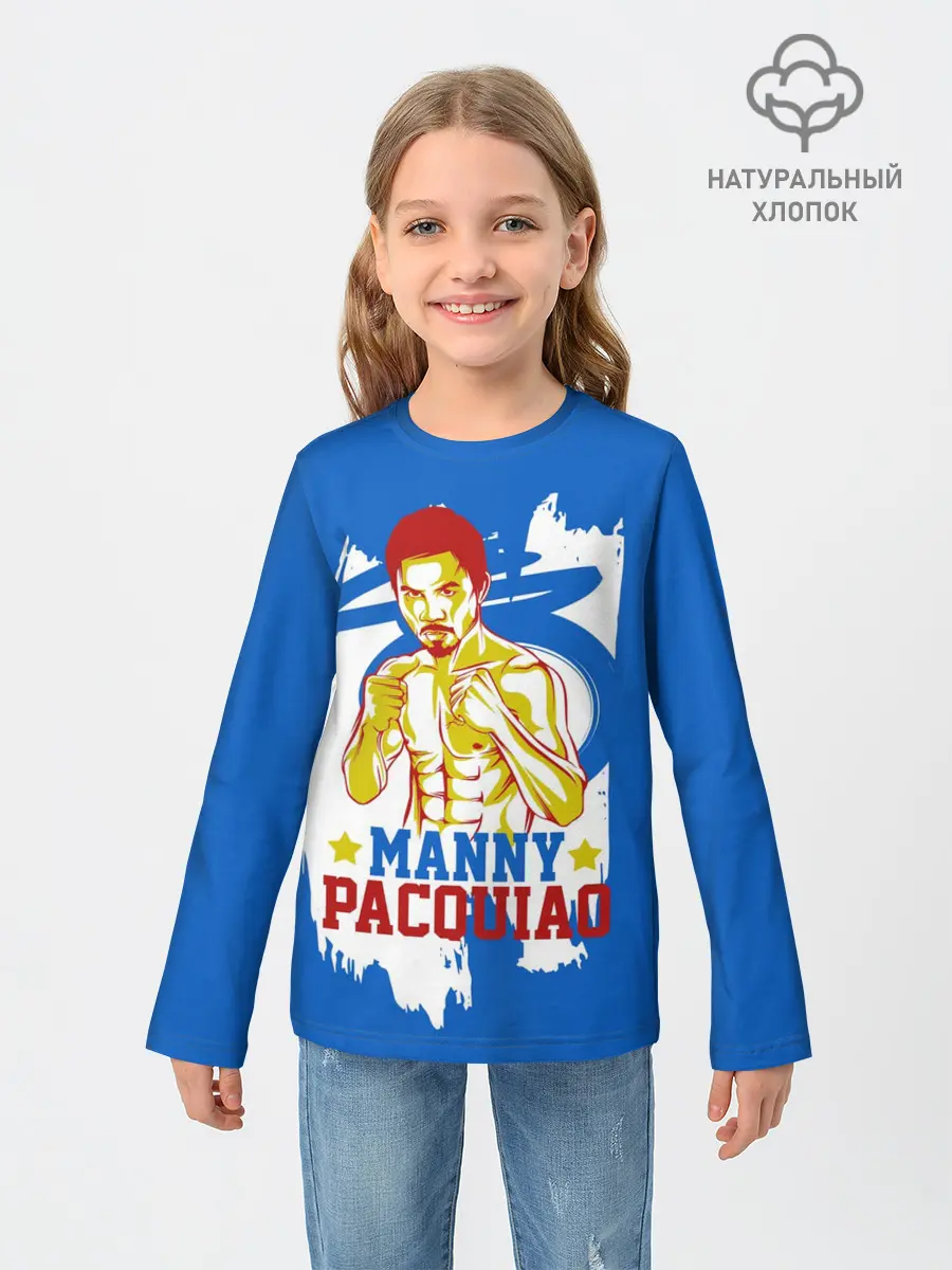 Детский лонгслив / Manny Pacquiao
