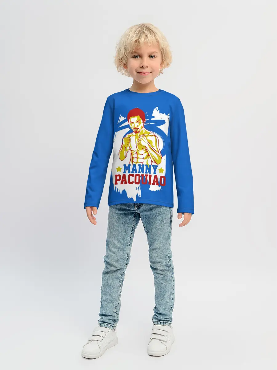 Детский лонгслив / Manny Pacquiao