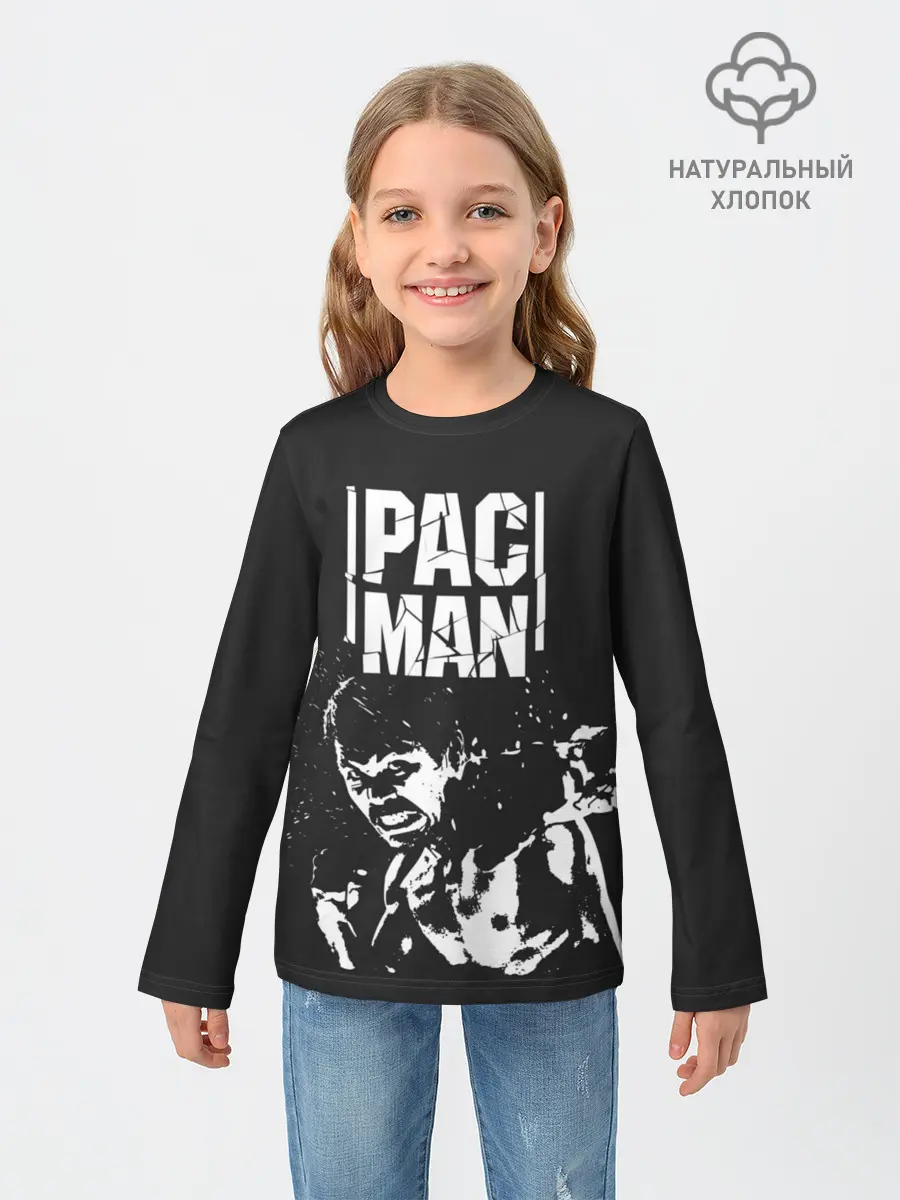 Детский лонгслив / Pac Man