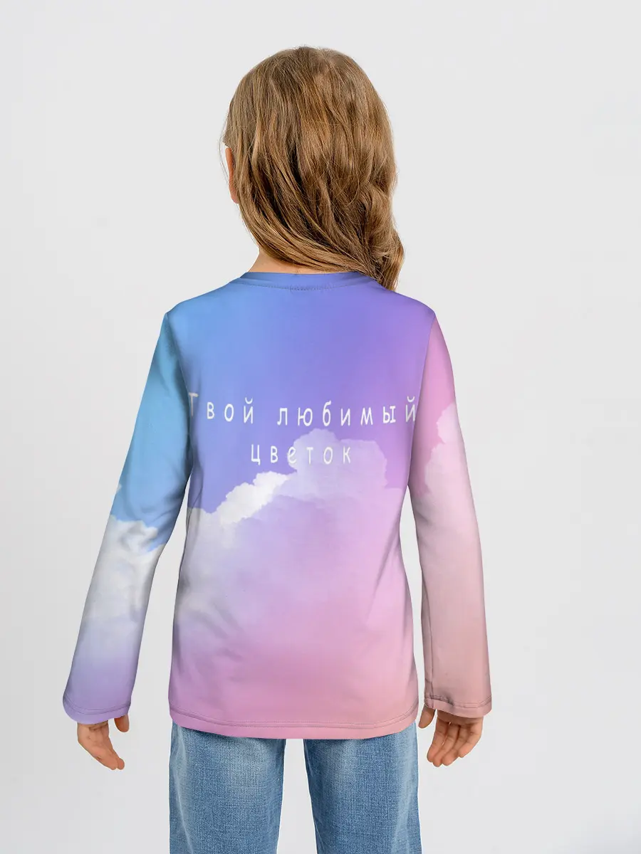 Детский лонгслив / Незабудка | Тима Белорусских