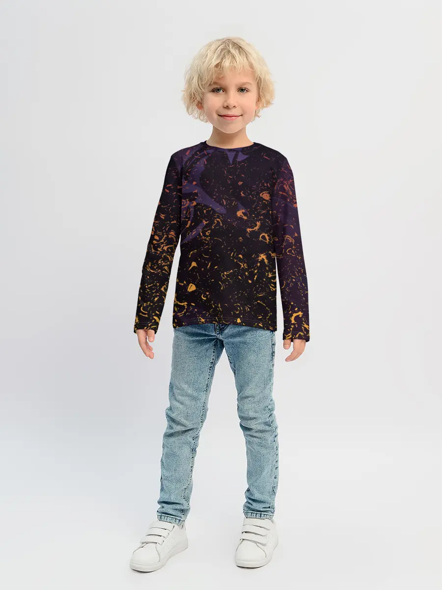Детский лонгслив / Flame in the night