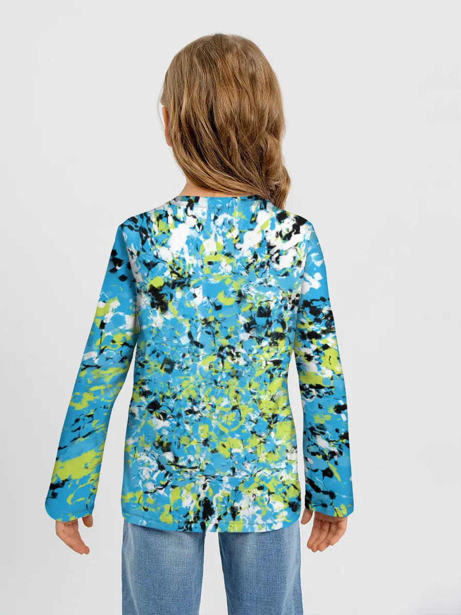 Детский лонгслив / Абстракция