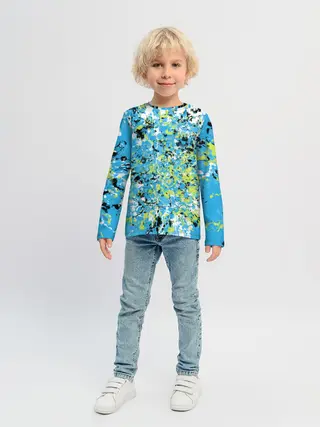 Детский лонгслив / Абстракция