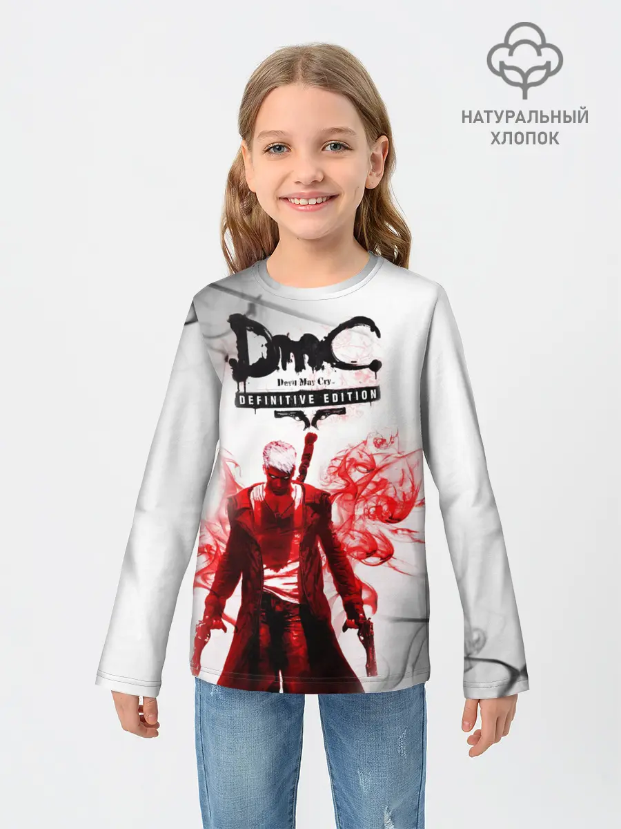 Детский лонгслив / devil may cry