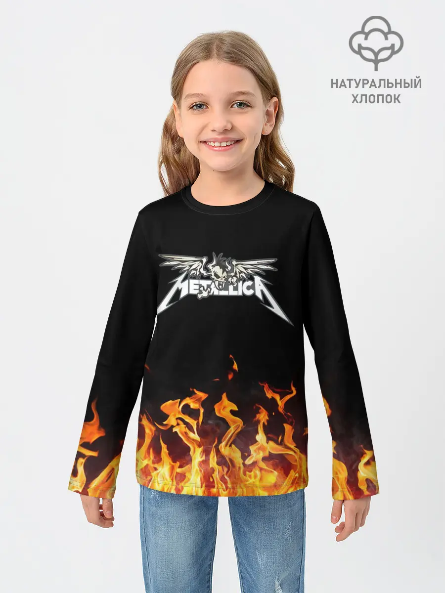 Детский лонгслив / Metallica