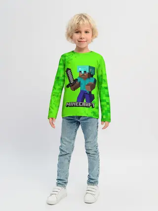 Детский лонгслив / MINECRAFT
