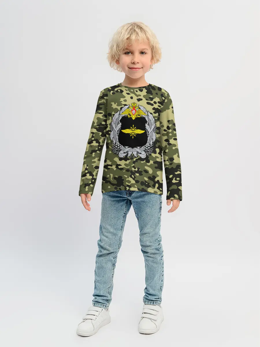 Детский лонгслив / Войска связи