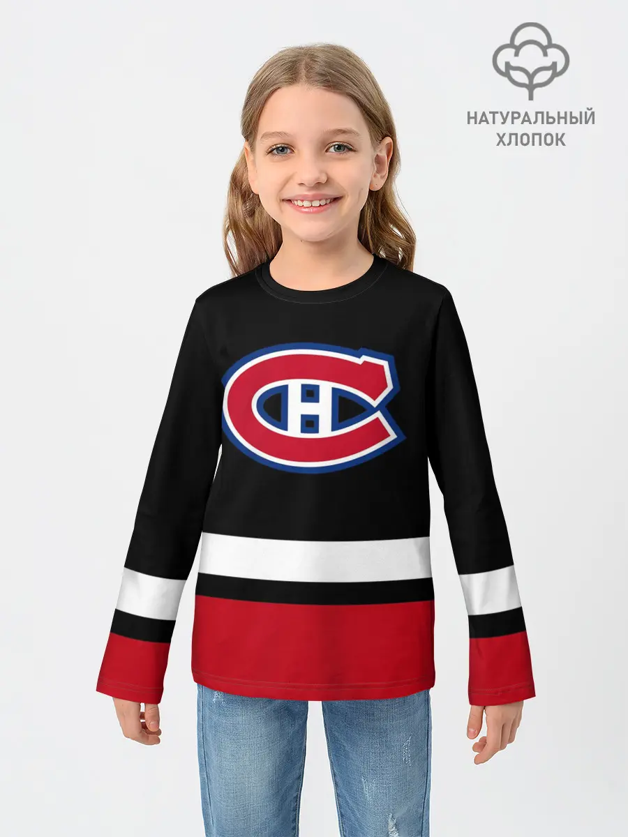Детский лонгслив / Монреаль Канадиенс