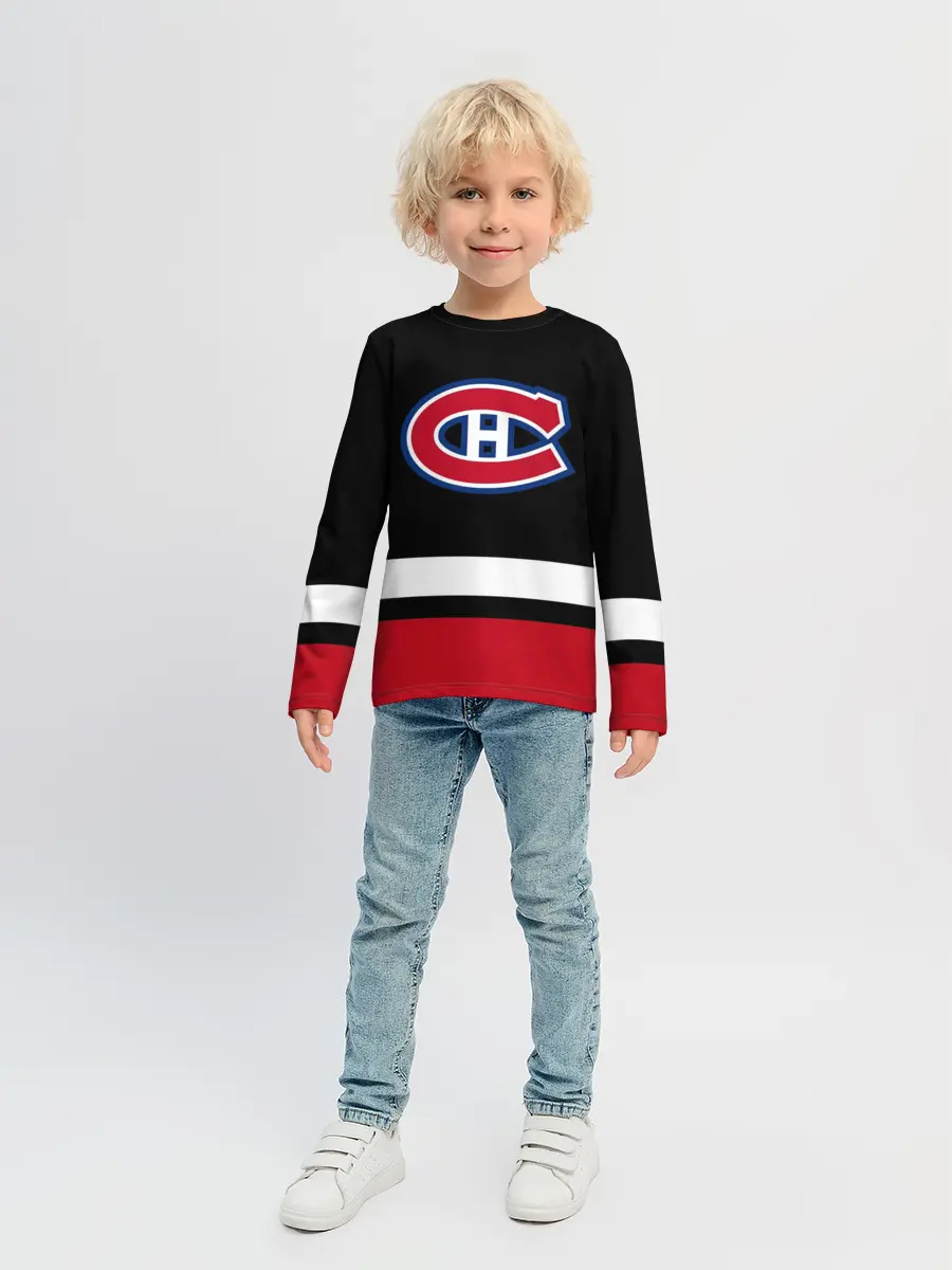 Детский лонгслив / Монреаль Канадиенс