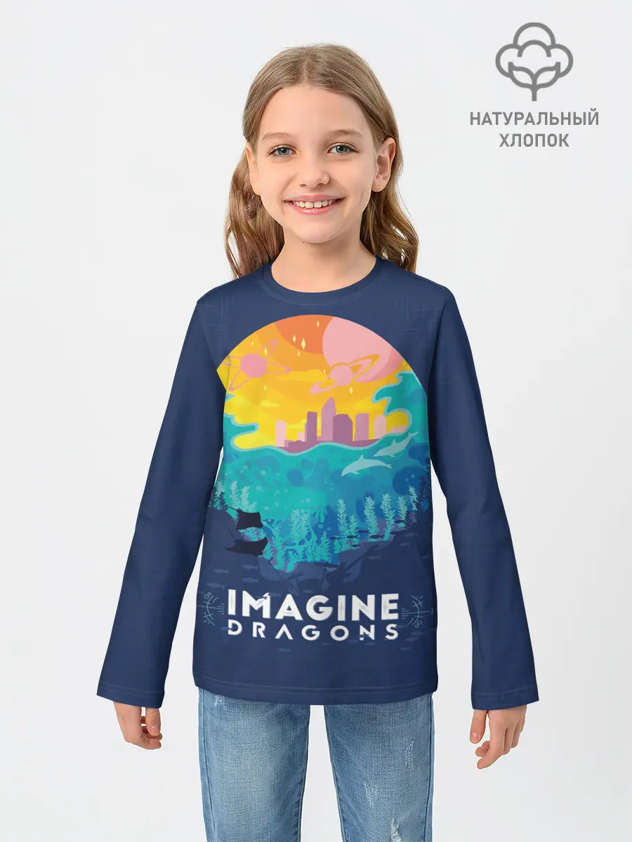 Детский лонгслив / Imagine Dragons