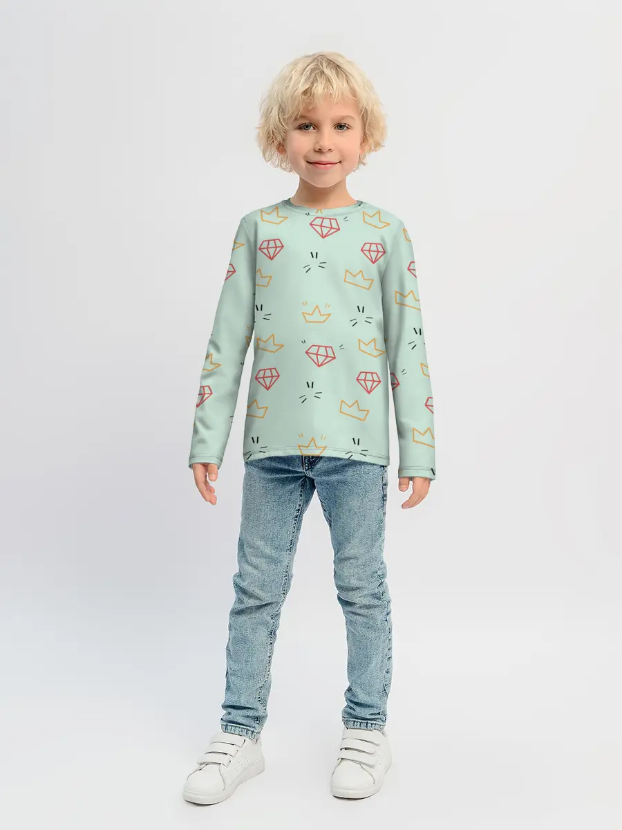 Детский лонгслив / Алмазный арт