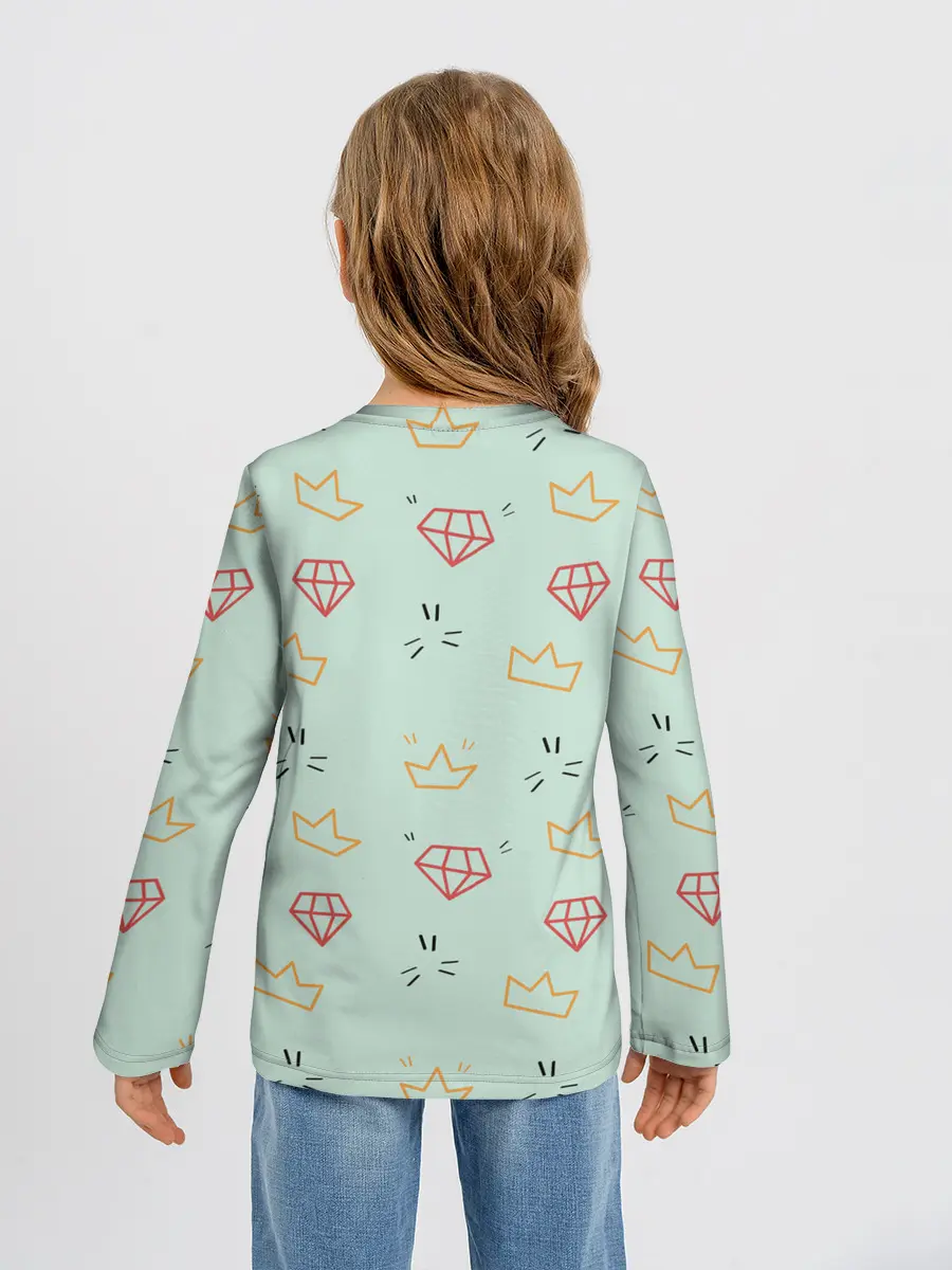 Детский лонгслив / Алмазный арт