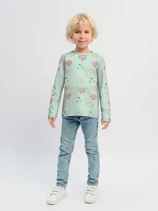 Детский лонгслив / Алмазный арт