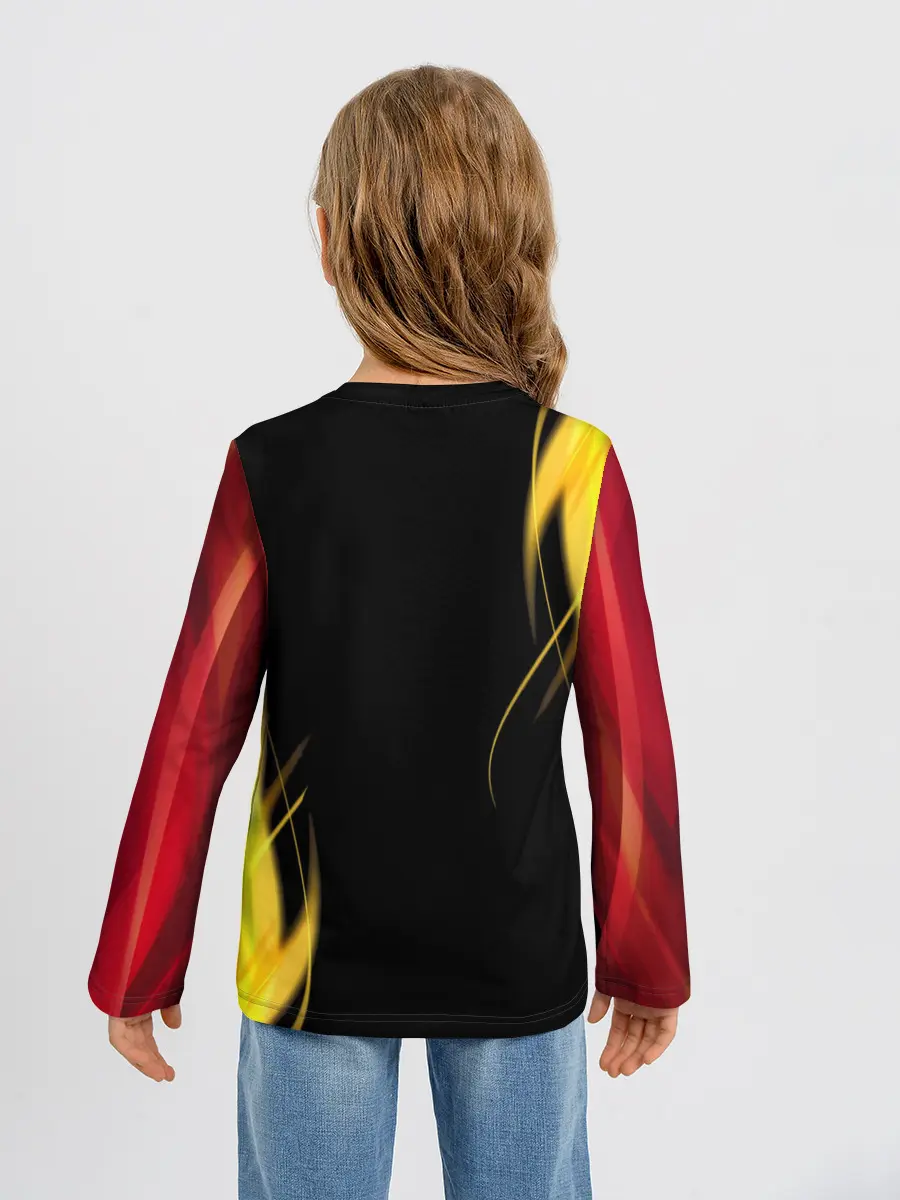 Детский лонгслив / Грозовой кошак