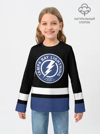 Детский лонгслив / Тампа-Бэй Лайтнинг