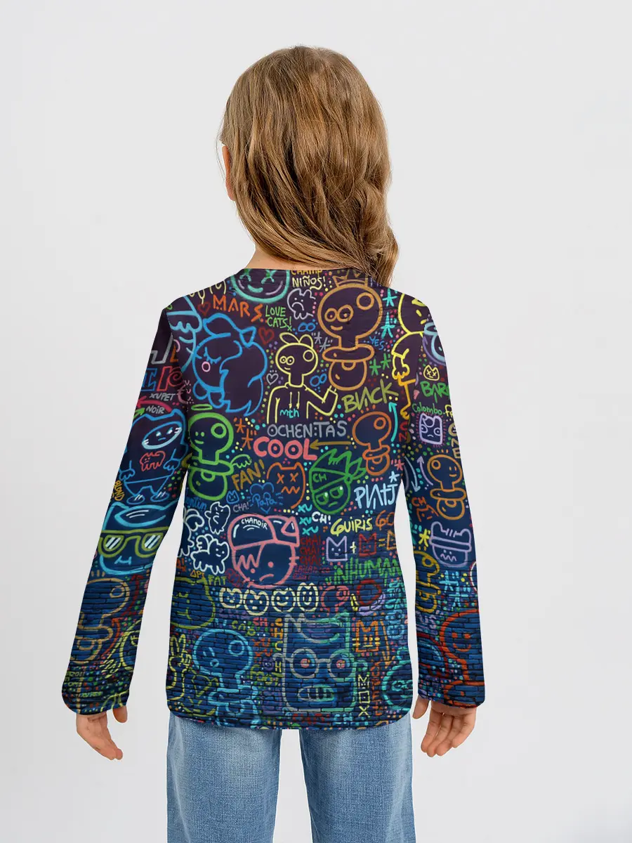 Детский лонгслив / Арт