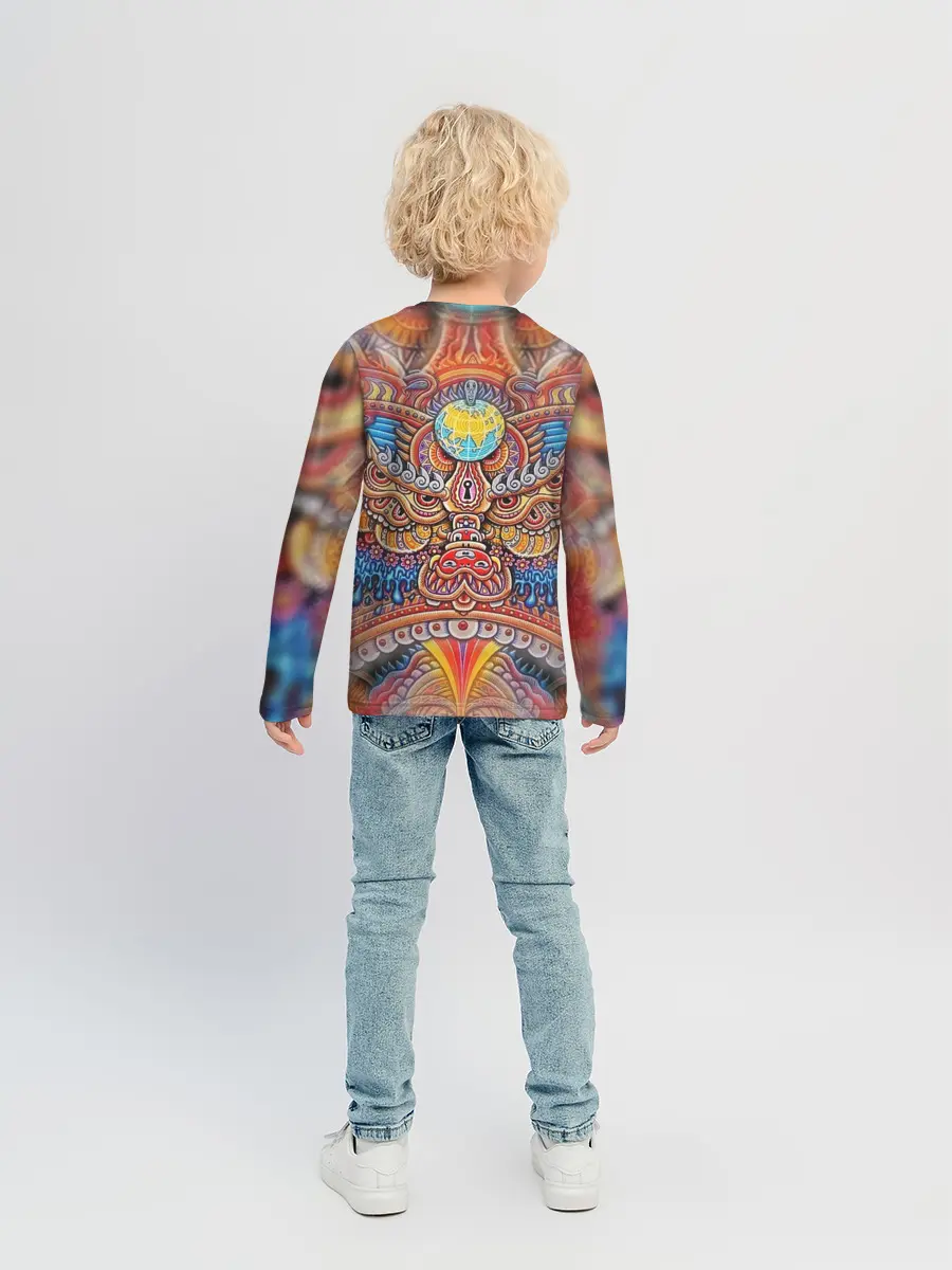 Детский лонгслив / Rising dragon