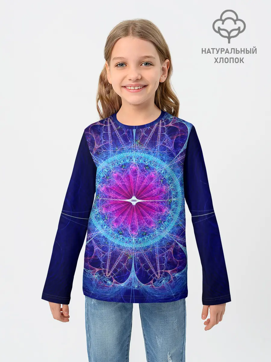 Детский лонгслив / Mandala 2