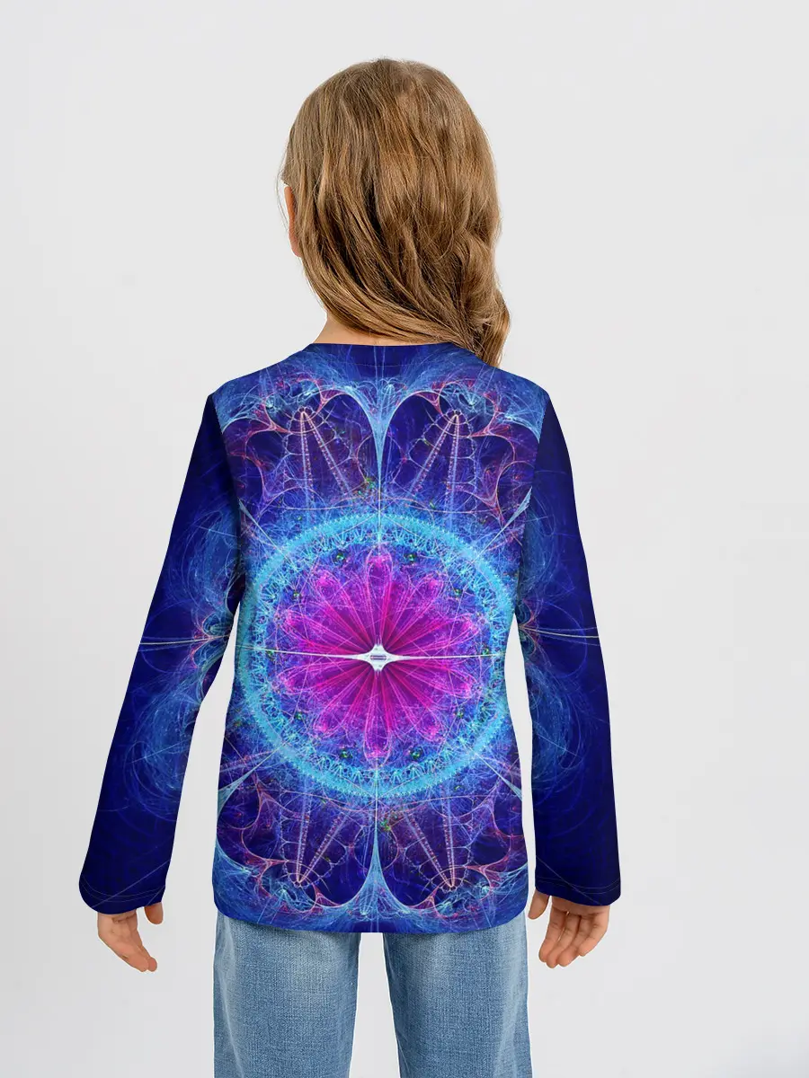 Детский лонгслив / Mandala 2