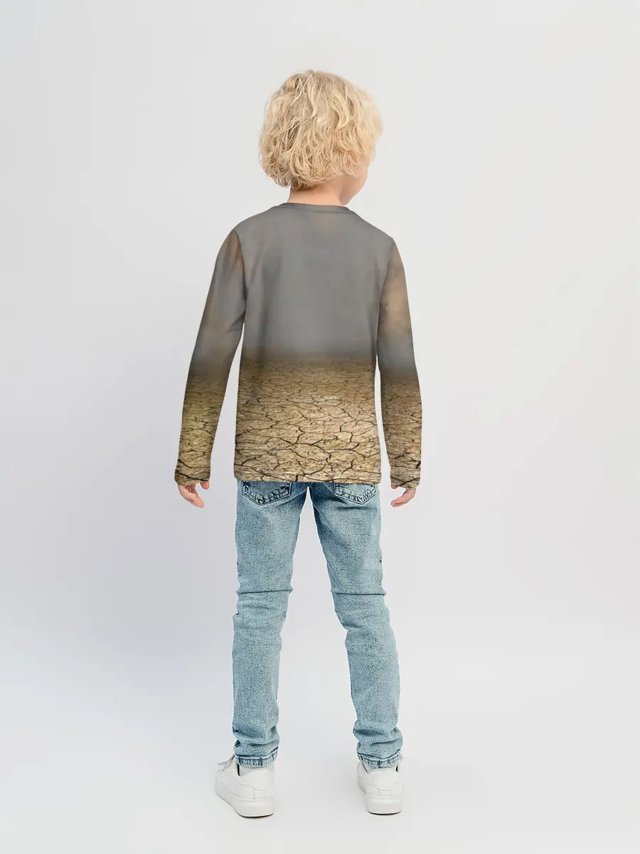 Детский лонгслив / Земляной кошак с расенганом