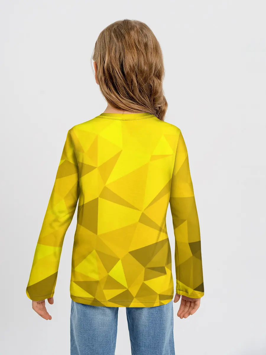 Детский лонгслив / YELLOW ABSTRACT