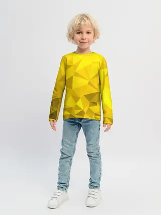 Детский лонгслив / YELLOW ABSTRACT