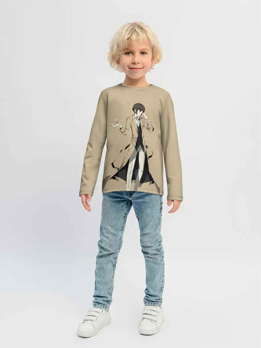 Детский лонгслив / Осаму шагает