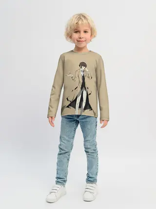 Детский лонгслив / Осаму шагает