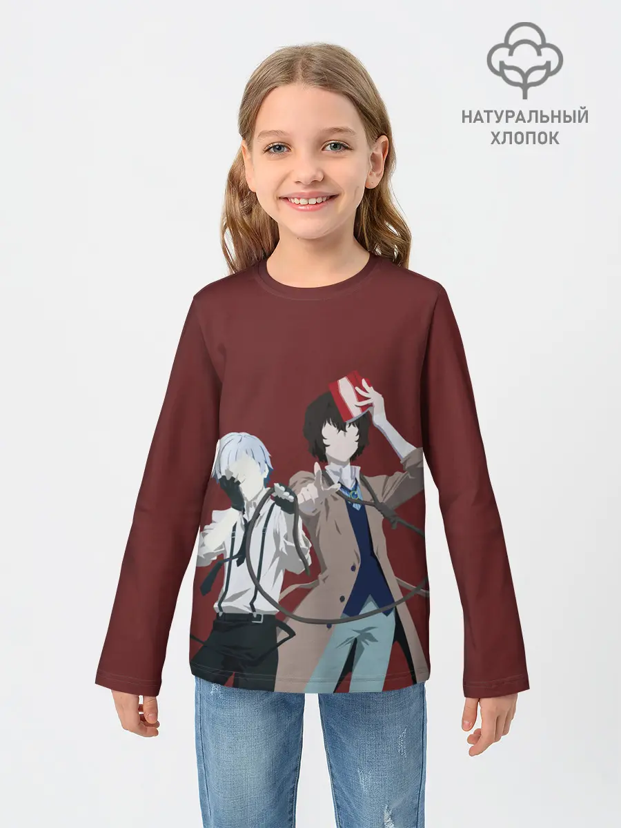 Детский лонгслив / Atsushi Nakajima & Osamu Dazai