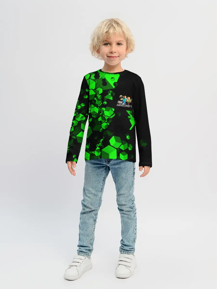 Детский лонгслив / MINECRAFT
