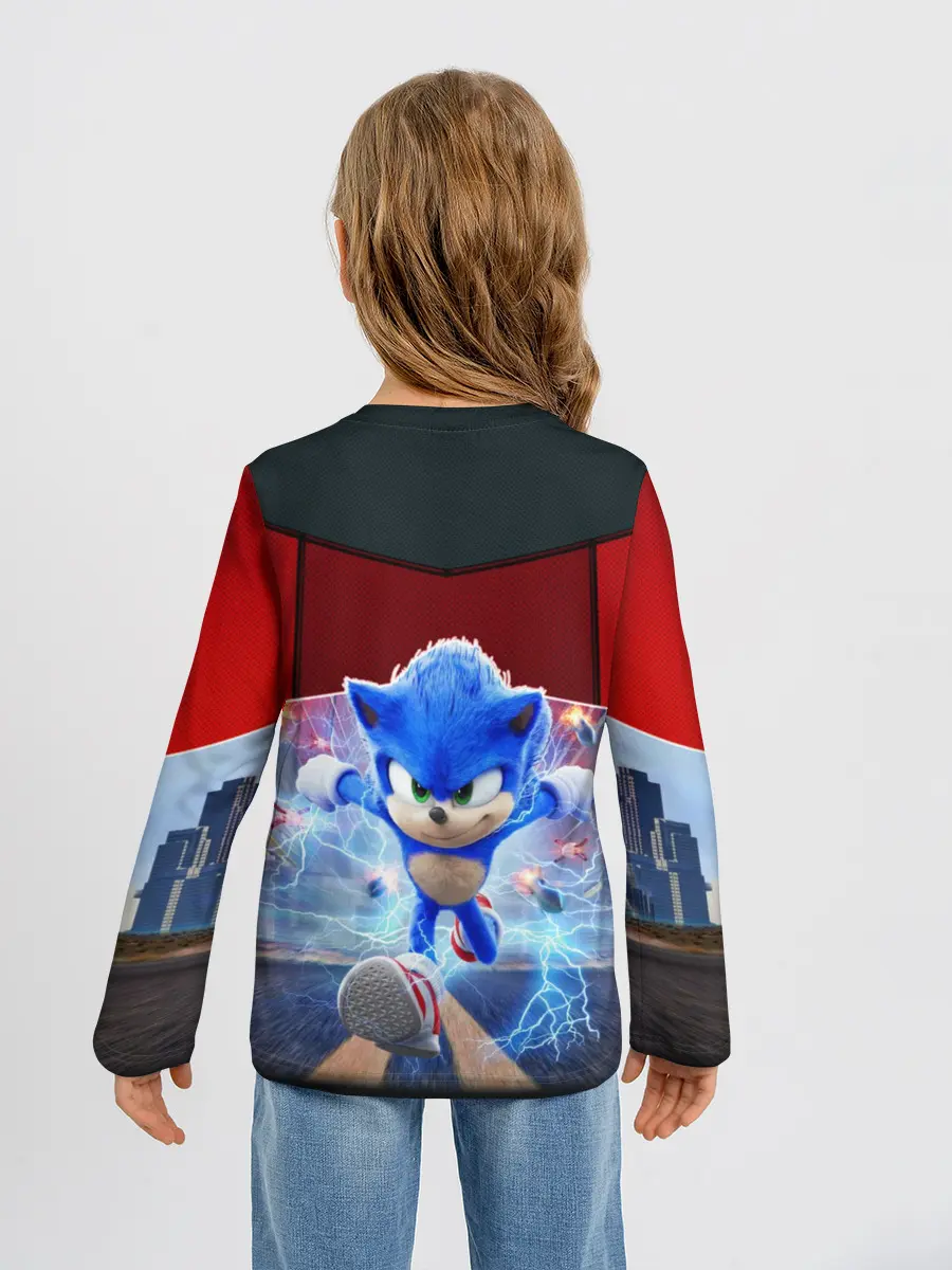 Детский лонгслив / Соник 2020