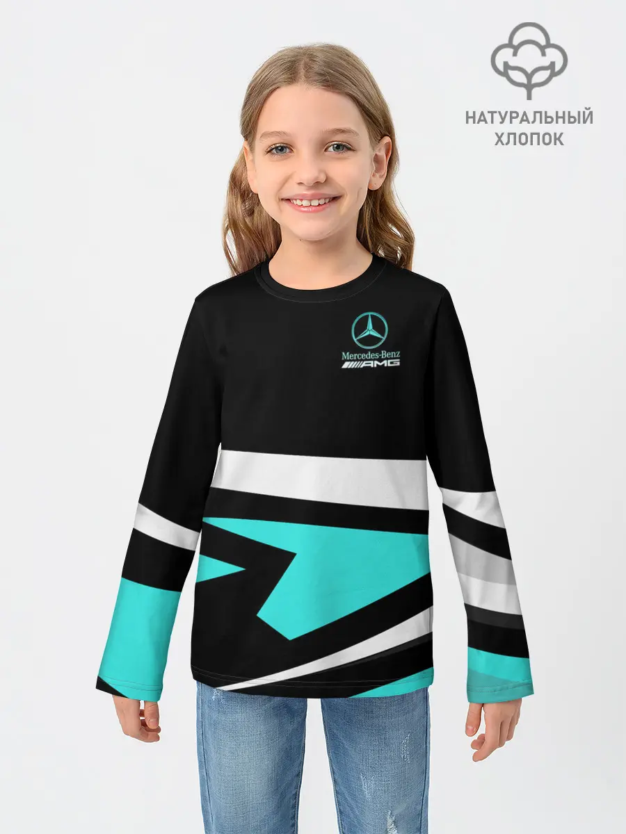 Детский лонгслив / Mercedes-AMG